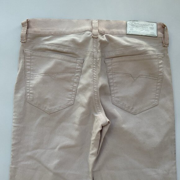 $178 Diesel Women’s Ridee Super Slim Jegging Fit Light Pink Metallic Size 27 - Picture 12 of 15